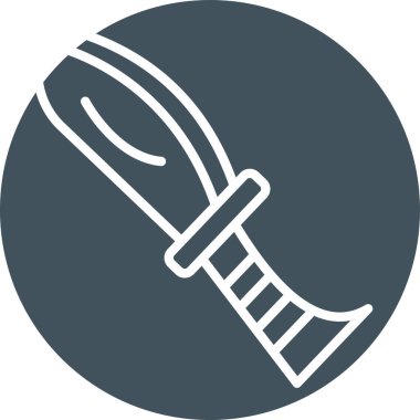 bıçak simgesi vektör illüstrasyonu