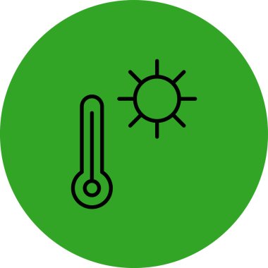 termometre vektör simgesi modern simge tasarımı illüstrasyonu