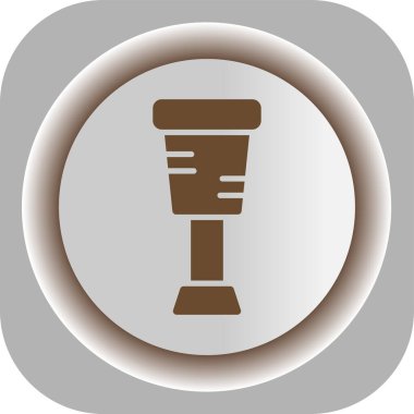 Modern oto tamir simgesinin vektör illüstrasyonu