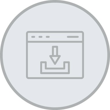 Vektör indirme Simgesi illüstrasyonu