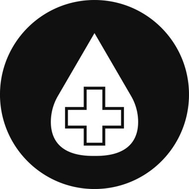 kan ikonu vektör illüstrasyonu