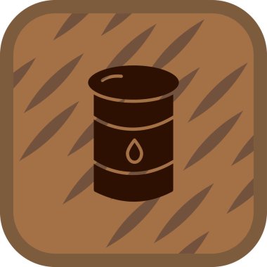 Fıçı simgesi gri arka planda izole edilmiş modaya uygun düz tarzda. Web tasarımınız, logonuz ve uygulamanız için varil sembolü.