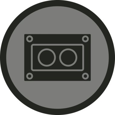 Modern b 'nin vektör illüstrasyonu eksik simgesi