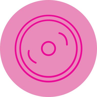 Müzik simgesinin vektör illüstrasyonu