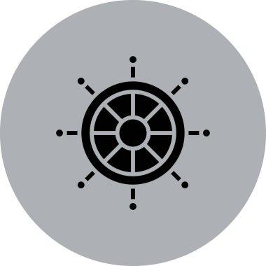 Direksiyon. Basit simge.