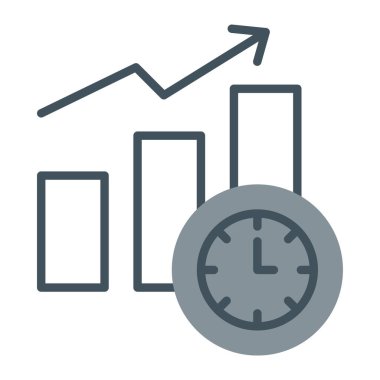 İş simgesi finansmanının vektör illüstrasyonu