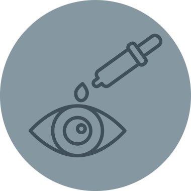 Göz simgesi vektör illüstrasyonu