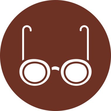 gözlük ikonu vektör illüstrasyonu