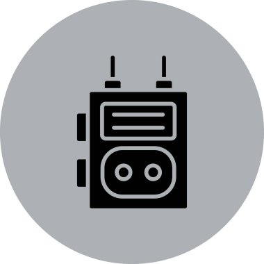 vektör radyo oynatıcı simgesi