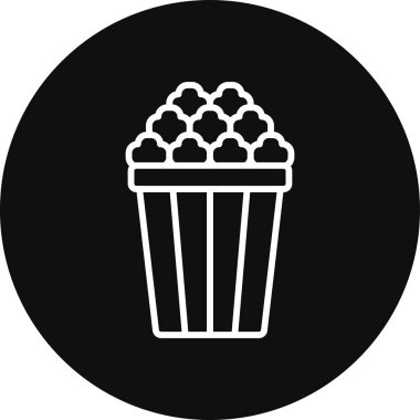 vektör patlamış mısır resimleme