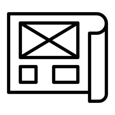 Ağ simgesi. vektör illüstrasyonu