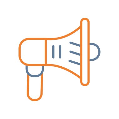 megafon ikon vektör illüstrasyon tasarımı