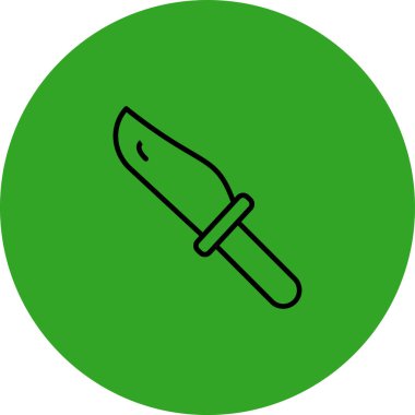 Vektör bıçağı simgesi illüstrasyonu