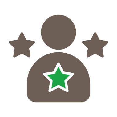 Yıldız simge vektörü olan insanlar