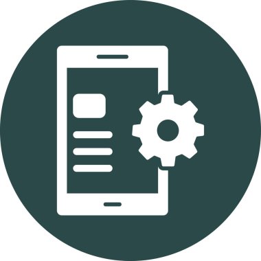 mobil uygulama simgesi vektör illüstrasyonu