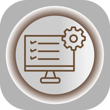 Vektör ayarı Simge illüstrasyonu