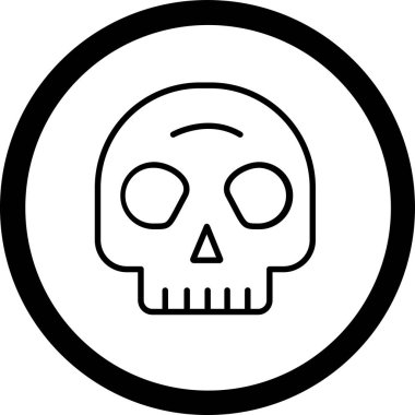 - Ölüm. Web simgesi basit illüstrasyon