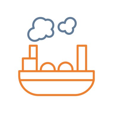 kargo gemisi ince çizgi simgesi, kargo gemisi, kargo gemisi, deniz, okyanus vektör işareti, beyaz arkaplanda doğrusal piktogram, 1.