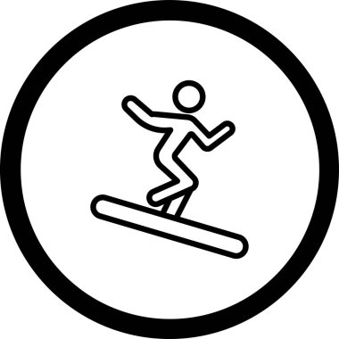 Kayak. Web simgesi basit illüstrasyon