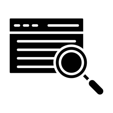 Kolayca düzenleyebilen ya da düzenleyebilen arama vektörü simgesi