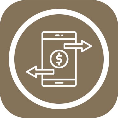 Cep telefonu. Web simgesi