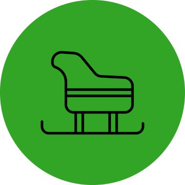 koltuk simgesi, vektör illüstrasyonu