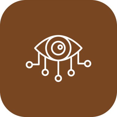 Göz simgesi, vektör illüstrasyonu