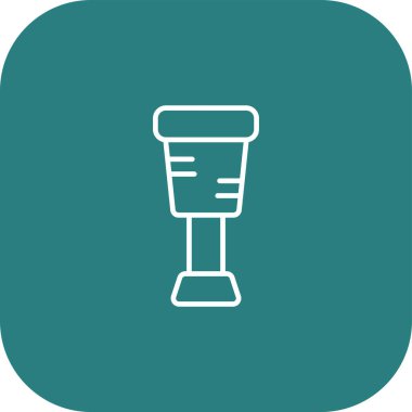 Eşsiz Kokteyl Vektör Satırı Simgesi