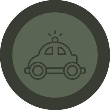 araba vektör simgesi modern basit vektör illüstrasyonu