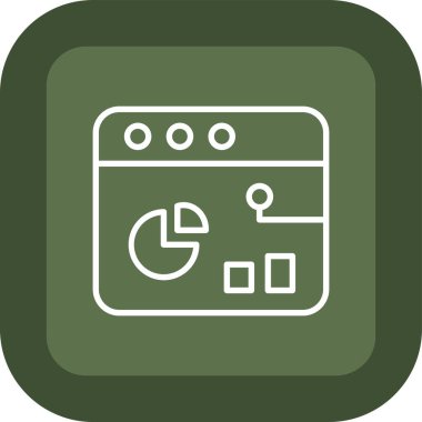 Tarayıcı tarayıcı simgesi ana hat biçiminde