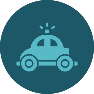 araba simgesi vektör illüstrasyonu