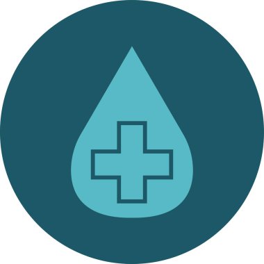 su damlası ikon vektörü