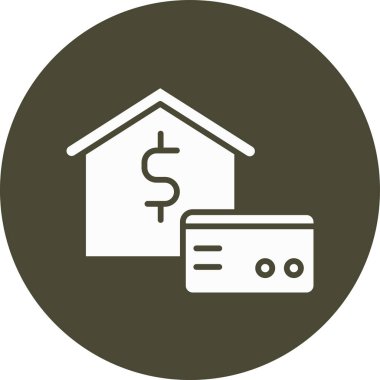 Vektör illüstrasyonu, ev simgesi