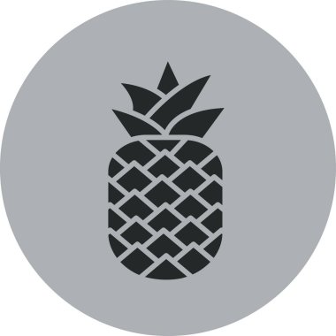 Ananas Ağı simgesi, basit vektör illüstrasyonu