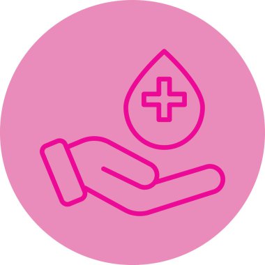 Haçlı bir haçın vektör illüstrasyonu