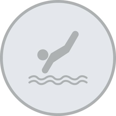 Su simgesinin vektör illüstrasyonu