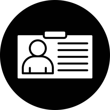 Kişisel verilerin vektör simgesi