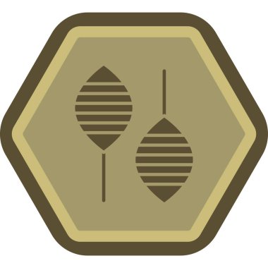 Bir arı simgesinin vektör illüstrasyonu