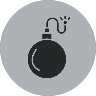 vektör bomba simgesi illüstrasyon