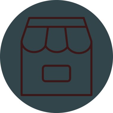 Bir poşet kahvenin vektör çizimi