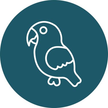 kuşun vektör illüstrasyonu