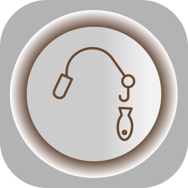 güzel halat vektör simgesi