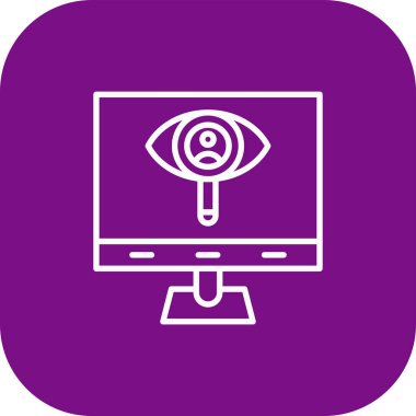 Soyut arkaplanda izole edilmiş simge izle