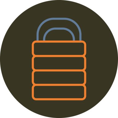 Çanta. Web simgesi vektör illüstrasyonu