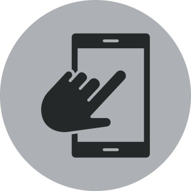 akıllı telefon simgesi vektör illüstrasyonu