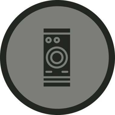 Benzersiz Radyo Vektörü Kabartma Simgesi