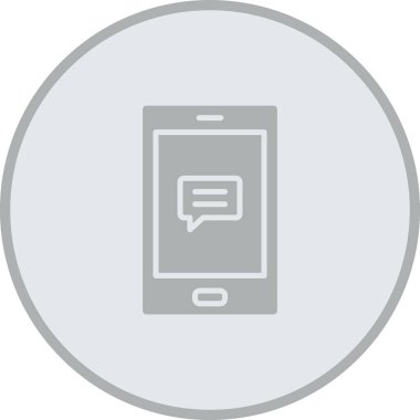 ileti simgesi, vektör illüstrasyonu