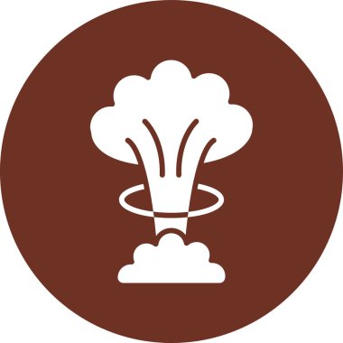 Bir ağaç simgesinin vektör illüstrasyonu