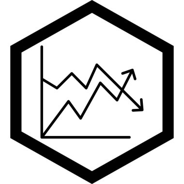 grafik ikonu vektör illüstrasyonu