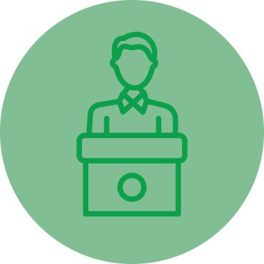 Modern b 'nin vektör illüstrasyonu sunum simgesinden yoksun